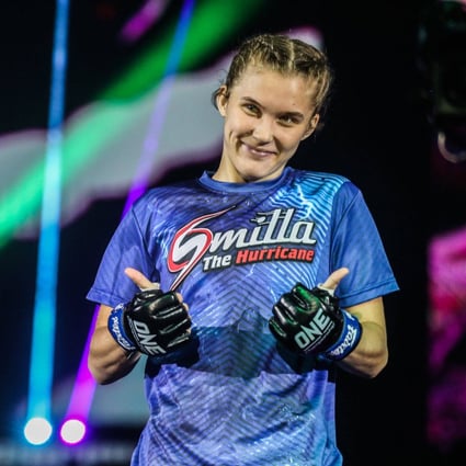 Smilla Sundell walks out for her ONE Championship debut in February, 2022. Photo: ONE Championship.