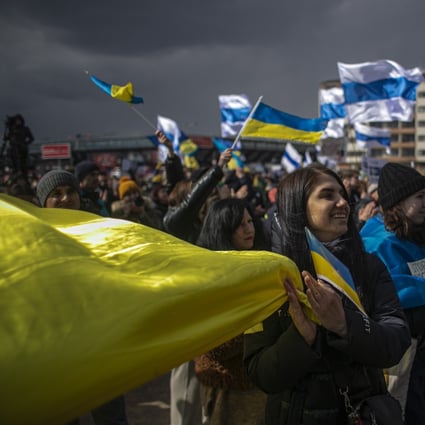 People gather in Prague, the Czech Republic, for a concert in solidarity with Ukraine on April 3. Photo: EPA-EFE