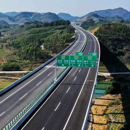 The Xinguiliu Expressway opens to traffic in December 2021, an example of assets that helped launch China’s Reit market. Photo: Xinhua