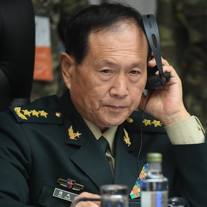 China’s Minister of National Defence Wei Fenghe reminded US Defence Secretary Lloyd Austin of several of Beijing’s positions when they spoke on Wednesday. Photo: AP