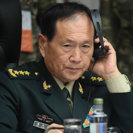 China’s Defence Minister Wei Fenghe. Photo: AP