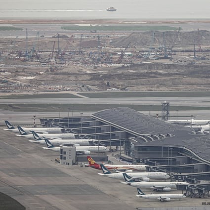 Six years after construction began, Hong Kong International Airport’s third runway is ready for operation. Photo: Yik Yeung-man