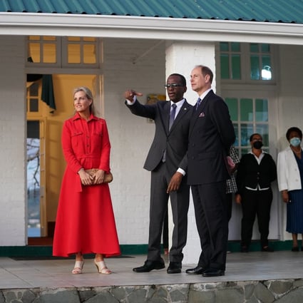British royals Edward and Sophie continue Caribbean tour ...