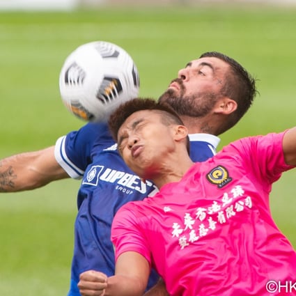 The risk of coronavirus transmission during football matches is low, according to research in Europe. Photo: HKFA