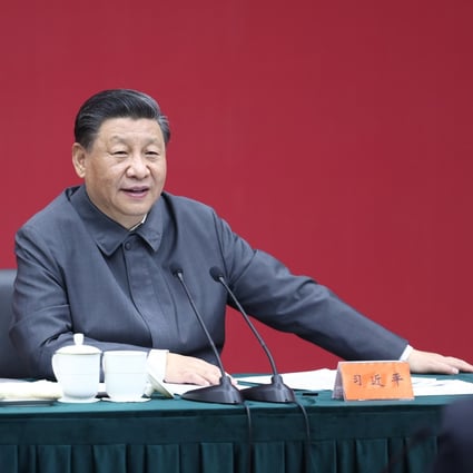 China’s Politburo, headed by President Xi Jinping, is looking to support economic growth while maintaining a zero-Covid policy. Photo: Xinhua
