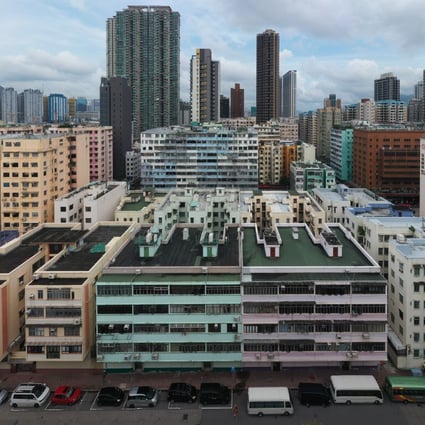 Housing on Shing Tak Street in To Kwa Wan that the Urban Renewal Authority intends to redevelop. Photo: Winson Wong
