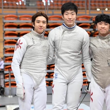 Hong Kong foilists (from left) Nicholas Choi, Cheung Ka-long, Lawrence Ng Lok-wang and Ryan Choi Chun-yin will be back to Asia for Incheon Grand Prix in two weeks.  Photo:  FIE