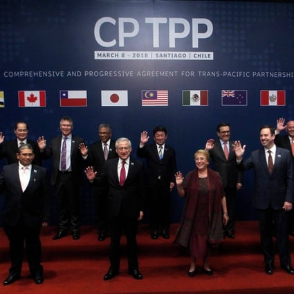 China submitted a formal application to join the CPTPP in September last year.
Photo: AFP