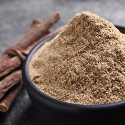 Liquorice powder is an Ayurvedic remedy that can help relieve cold, flu or Covid-19 symptoms, say experts. Photo: Shutterstock