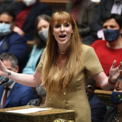 Britain’s Labour Party deputy leader Angela Rayner speaks during prime minister’s questions in the House of Commons in London on December 15, 2021. Photo: AFP