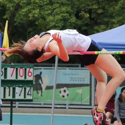 Priscilla Cheung won the women’s high jump on Sunday. Photo: Shirley Chui