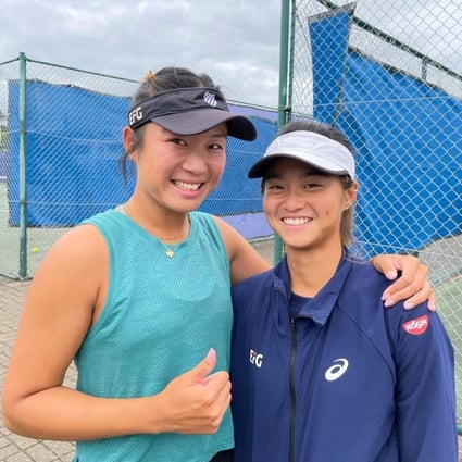 Eudice Chong (left) and Cody Wong finished as runners-up in the doubles to round out their campaign in Nottingham. Photo: Hong Kong Tennis Association