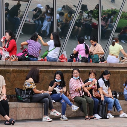 Hong Kong has reported a slight increase in the number of inbound domestic helpers since the city opted to ease several travel restrictions. Photo: Dickson Lee