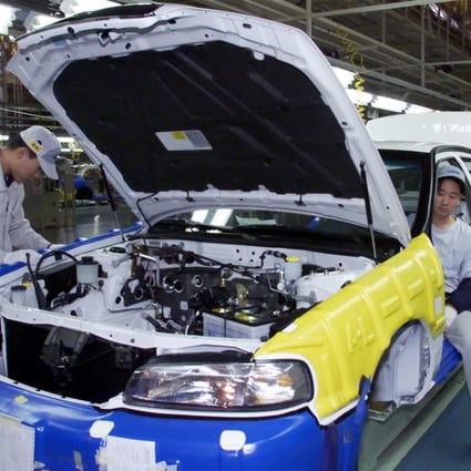 A view of South Korea’s Samsung Motors before it was taken over by Renault and turned into Renault Korea Motors on April 28, 2000. Photo: Reuters.