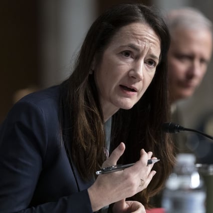 Director of National Intelligence Avril Haines testifies during a US Senate Armed Services hearing on Tuesday that examined worldwide threats. Photo: AP