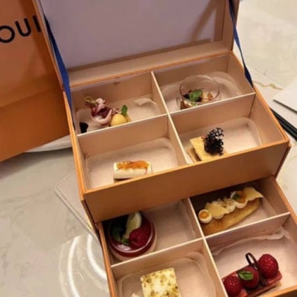Luxury brands like Louis Vuitton are sending out goodies to their VIP customers in Shanghai. Photo: WeChat through WWD