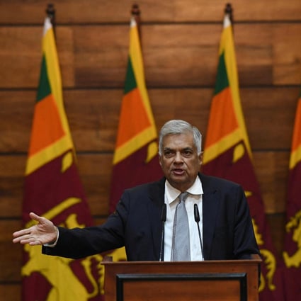 Sri Lanka’s newly appointed Prime Minister Ranil Wickremesinghe. File photo: AFP