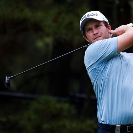 Ben Campbell in action during the third round of the Asia Pacific Open Golf Championship Diamond Cup at Oarai GC. Photo: Asian Tour