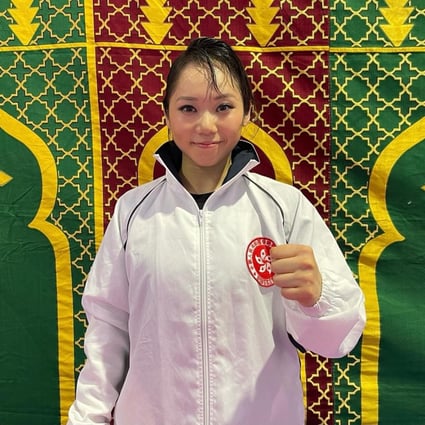 Grace Lau is pleased with her performance in Rabat and hopes to add a gold medal today. Photos: World Karate Federation