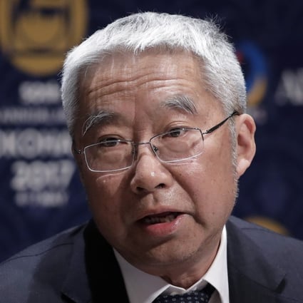 Addressing the Tsinghua PBCSF Chief Economists Forum on Saturday, Yu Yongding, an outspoken and noted economist at Beijing’s Chinese Academy of Social Sciences, said China should adjust its overseas asset portfolio and explicitly called for cuts in US Treasury bill holdings. Photo: Bloomberg