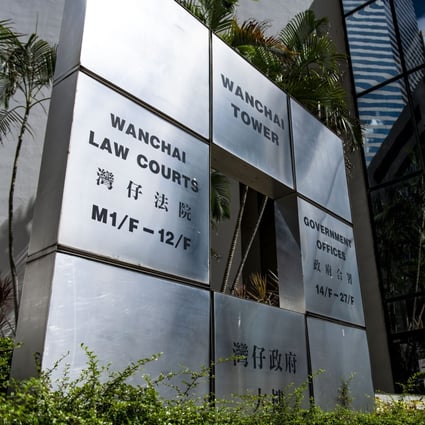 Former MTR Corporation trainee Cheng Tsz-ho and student Liu Tsz-man pleaded guilty before the District Court on Wednesday to possessing articles with intent to destroy or damage property. Photo: Warton Li
