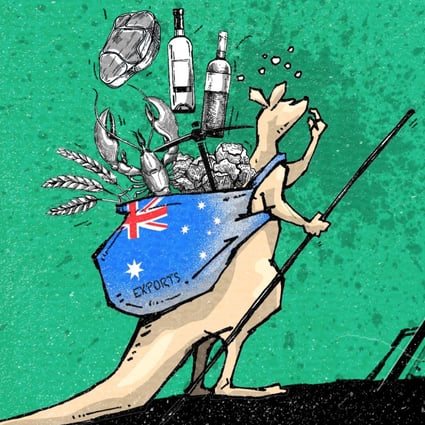 China has used a variety of trade and bureaucratic tools to bar the likes of Australian barley, beef, wine, lobsters and coal from entering its market since 2020 after Canberra called for an inquiry into the origins of the coronavirus. Illustration: Henry Wong