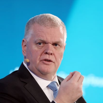 HSBC CEO Noel Quinn speaks during a panel discussion at the Bloomberg New Economy Forum in Beijing in 2019. Photo: Bloomberg