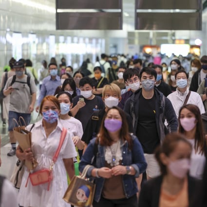 It is mandatory to wear a mask in most public places in Hong Kong.
Photo: Yik Yeung-man