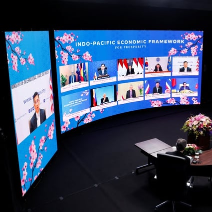 Calls for China to intensify self-sufficiency in key technologies follow US President Joe Biden’s launch of the Indo-Pacific Economic Framework (IPEF) on Monday. Photo: Reuters