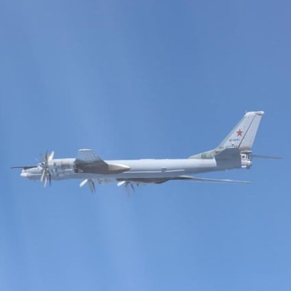A Russian TU-95 bomber flew over the East China Sea as Quad leaders met nearby in Japan. Photo: Reuters