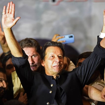 Former Pakistan Prime Minister Imran Khan says he will go ahead with banned rally in Lahore. Photo: AFP