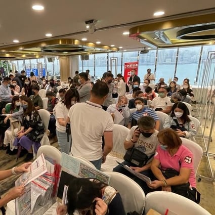 Buyers once again flocked to buy flats at Grand Mayfair’s phase 2 on Wednesday. Photo: Handout
