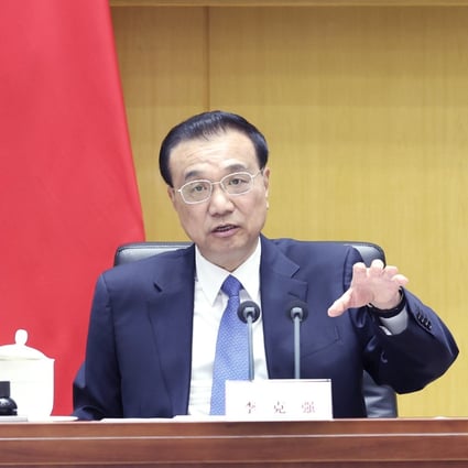 Premier Li Keqiang says a realistic target for the year’s second quarter is simply to get the economy back on a growth trajectory. Photo: Xinhua