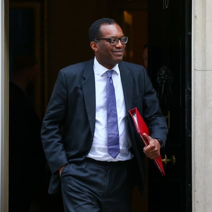 UK Business Secretary Kwasi Kwarteng, who ordered the national security assessment of Newport Wafer Fab, is pictured leaving 10 Downing Street in London. Photo: Bloomberg