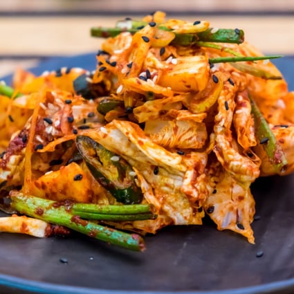 Fresh baechu geotjeori, a version of napa cabbage kimchi less familiar to most diners than the the fermented, sour-and-fiery variety. Photo: Shutterstock