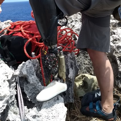 Cutting-edge ‘robotic’ prosthetics developed for amputees could transform the able-bodied into augmented cyborgs. Above: amputee Jim Ewing’s special prosthetic for climbing. Photo: MIT