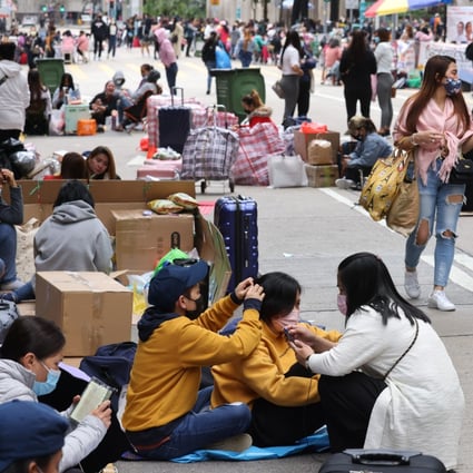 The grace and generosity of foreign domestic helpers gathering in Hong Kong’s Central on Sunday inspired New York filmmaker Stefanos Tai to create “We Don’t Dance For Nothing”, a film that captures their humanity. Photo: SCMP/Nora Tam