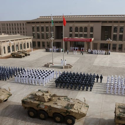 China’s first overseas military base opened in 2017 in Djibouti, at the entrance to the Red Sea. Photo: AFP