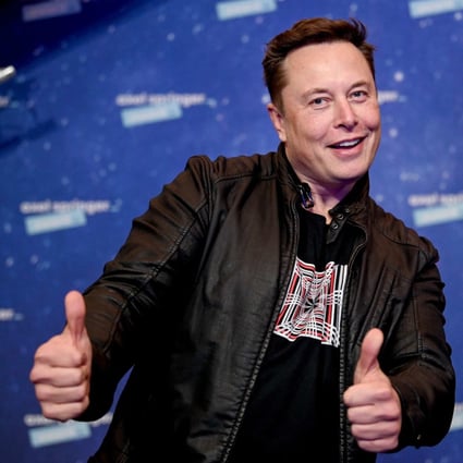 In this file photo taken on December 1, 2020 SpaceX owner and Tesla CEO Elon Musk poses as he arrives for an awards ceremony in Berlin. Musk, a strong clean energy supporter, said in a post on Weibo two months earlier that “sustainable energy generation from sun and wind is making great progress”. Photo: AFP