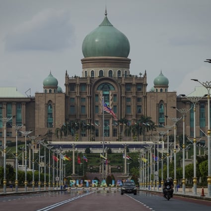 Prime Minister Ismail Sabri’s office building in Putrajaya, Malaysia. He may call a snap general election in the third quarter of 2022. Photo: AP 