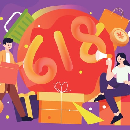 This year’s edition of China’s annual 618 shopping festival is expected to serve as a barometer to measure consumer spending nationwide amid the country’s faltering economy. Illustration: Shutterstock