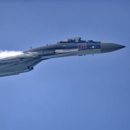 Two Su-35 fighters made an unexpected patrol near Taiwan on Monday. Photo; handout