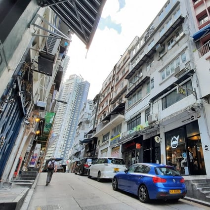 The building at 47 to 57 Staunton Street in Sheung Wan went to Wheelock at the reserve price of HK$529 million (US$67.4 million) on Monday. Photo: Handout