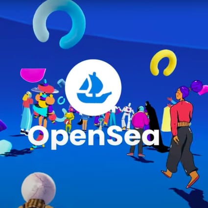 A banner image for OpenSea, the world’s largest NFT marketplace. Photo: Handout