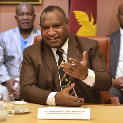 Papua New Guinea Prime Minister James Marape has reminded his political opponents that China is a major trading partner. Photo: Bloomberg