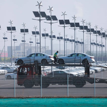 Car sales in China fell by more than 60 per cent in April. Photo: AFP
