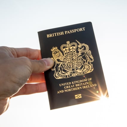 More than 540,000 Hong Kong residents have been issued British National (Overseas) passports since 2019. Photo: Bloomberg