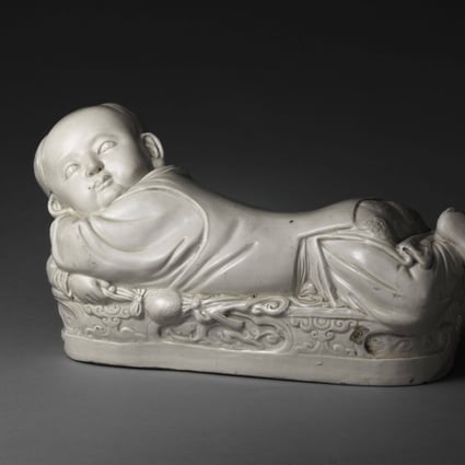 Ceramic headrest produced during the Northern Song dynasty, between 960 and 1127. Photo: Handout