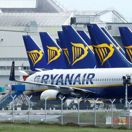 Ryanair planes at Dublin Airport. File photo: Reuters