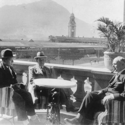 A group of expats relax at The Peninsula Hotel in Hong Kong in the 1930s. Photo: SCMP